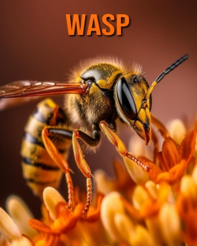 Wasp Amazing Photos and Fun Facts Book for Kids