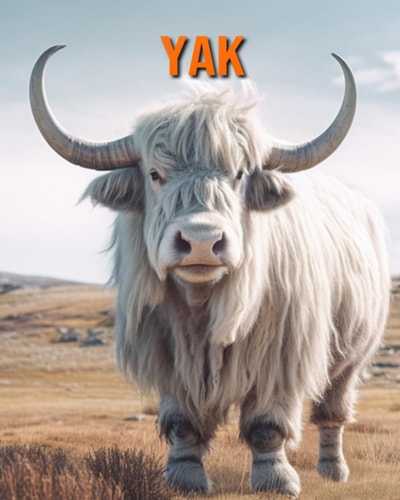 Yak Amazing Photos and Fun Facts Book for Kids
