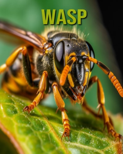 Wasp Fun and Educational Book for Kids with Amazing Facts and Pictures