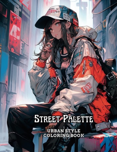 Street Palette Urban Style Coloring Book