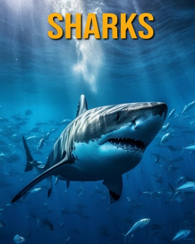 Sharks Fun Facts Book for Kids