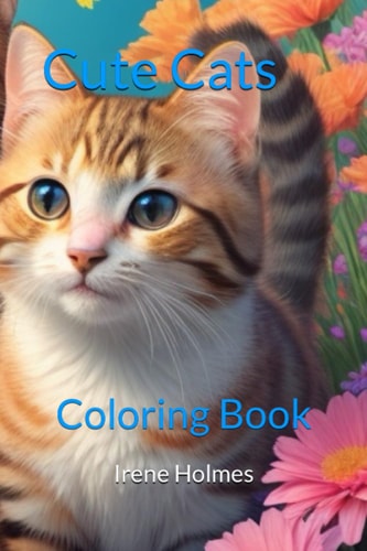 Cute Cats Coloring Book