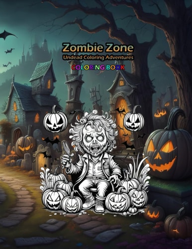 Zombie Zone Undead Coloring Adventures