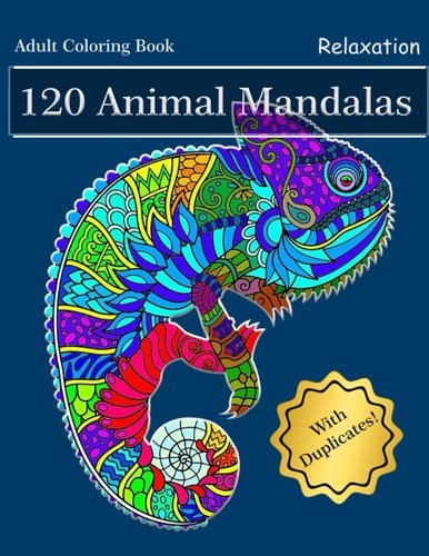 120 Animal Mandalas for Relaxation