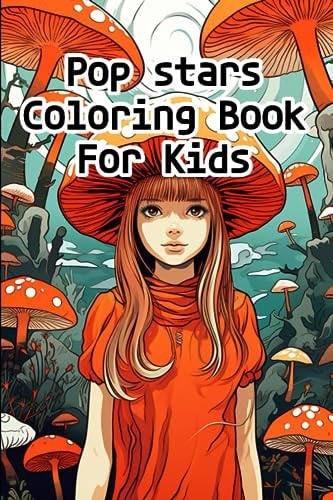 Pop Stars Coloring Book For Kids