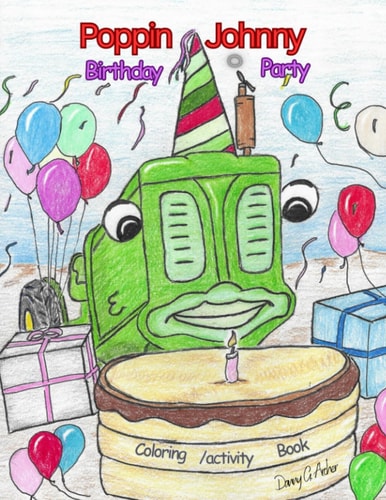 Poppin Johnny Birthday Party Coloring/Activity Book