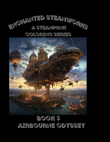 Enchanted Steamworks A Steampunk Coloring Series Enchanted Machinery