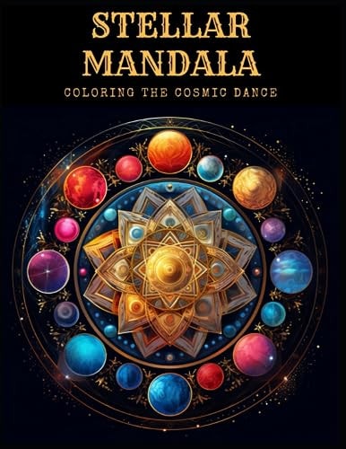 Stellar Mandala Coloring the Cosmic Dance