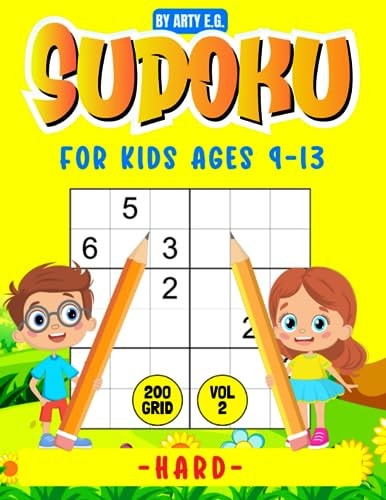 Sudoku for Kids Ages 9-13 Hard Volume 2