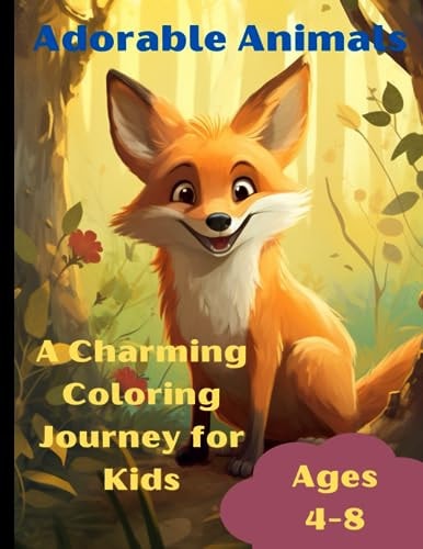 Adorable Animals A Charming Coloring Book for Kids