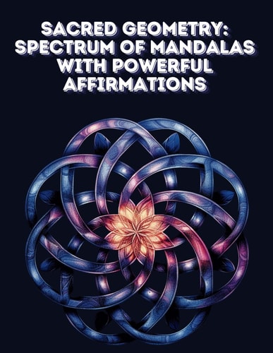 Sacred Geometry Spectrum of Mandalas with Powerful Affirmations: A Transformative Coloring Journey for Inner Harmony and Positive Growth
