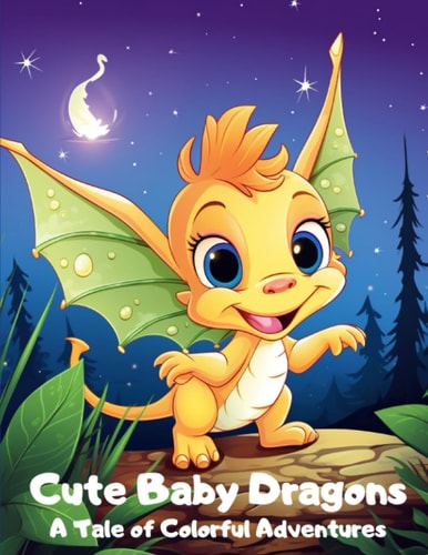 Cute Baby Dragons for Coloring A Tale of Colorful Adventures