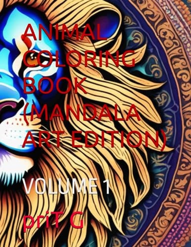 Animal Coloring Book (Mandala Art Edition) Volume 1