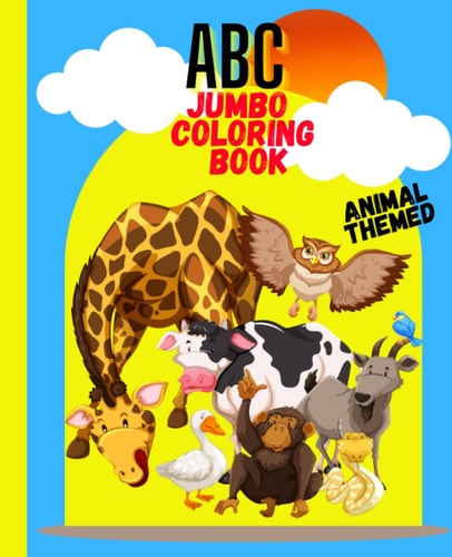 ABC Coloring Book Animal Themed