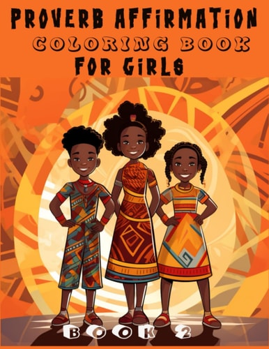 Proverb Affirmation Coloring Book for Girls Book 2