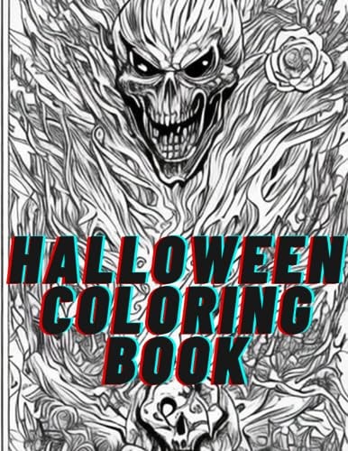 Halloween Coloring Book For Ages Teen to Adult