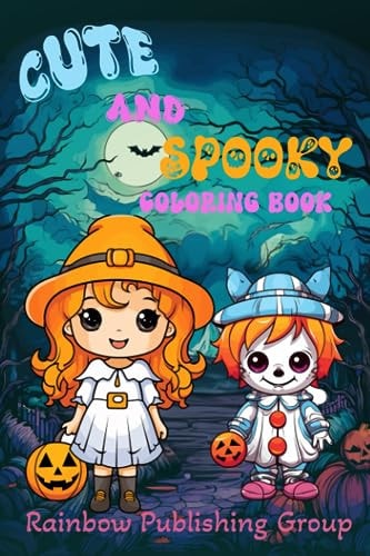 Cute and Spooky Coloring Book Halloween Coloring Book for Toddlers and Kids