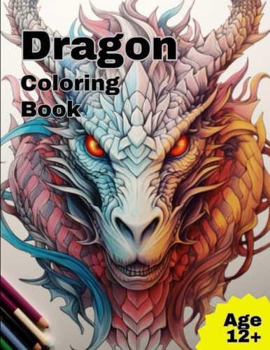 Dragons Coloring Book Majestic Dragons