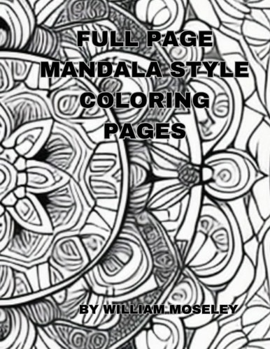 Full Mandala Style Pages