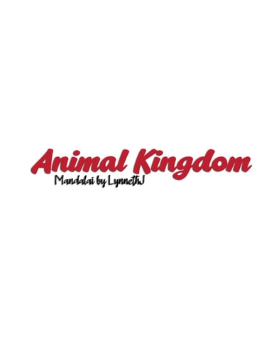 Animal Kingdom Mandala Coloring Book