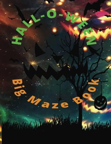 Hall-O-Ween Big Maze Book Ages 5-8: Ages 5-8