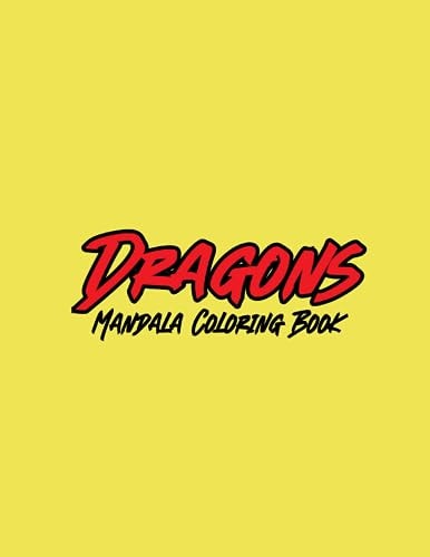 Dragons Mandala Coloring Book