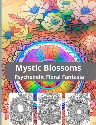 Mystic Blossoms Psychedelic Floral Fantasia