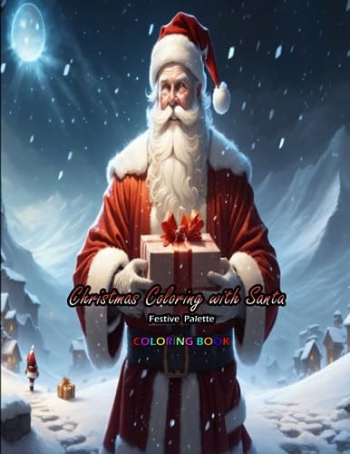 Christmas Coloring with Santa Festive Palette