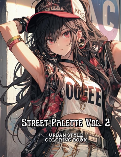 Street Palette Vol. 2 Urban Style Coloring Book