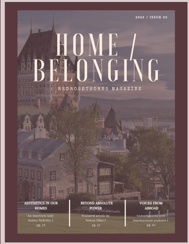 Redrosethorns Magazine Issue 02 Home/belonging: a Feminist Literary Magazine