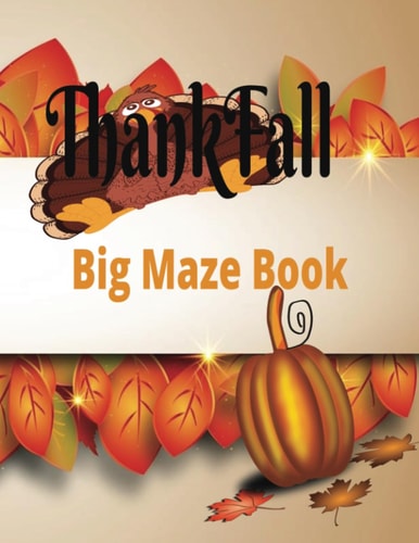 ThankFall Big Maze Book Ages 5-8