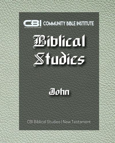The Book of John CBI Biblical Studies New Testament