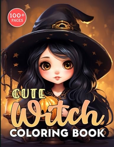 Cute Witch Coloring Book Magical Moments with Whimsical Witches A Fantastical Journey of Color