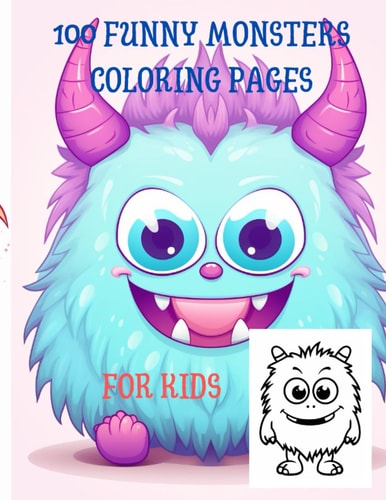 100 Funny Monsters Coloring Pages
