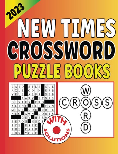 2023 New Times Crossword Puzzle Books Penny Press Medium Crossword Puzzles Book for Senior & Adults