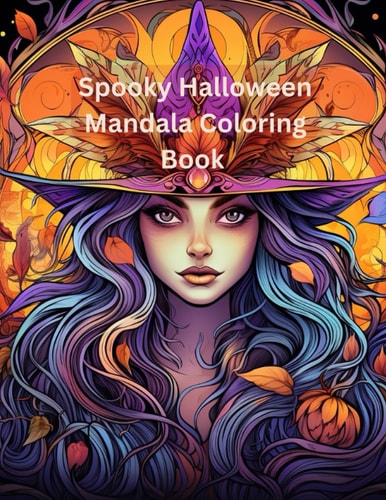 Spooky Halloween Mandala Coloring Book Volume 2