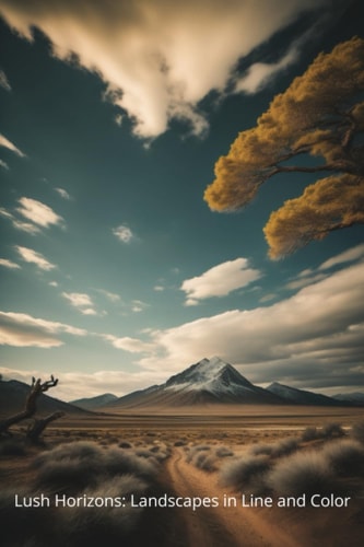 Lush Horizons Landscapes in Line and Color