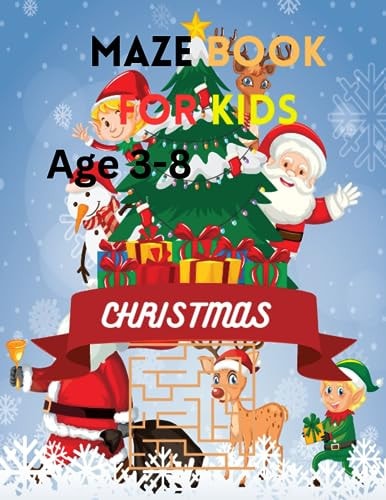 Christmas Maze Book For Kids Christmas Mazes and Holiday Fun for Kids