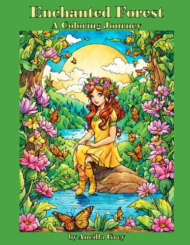 Enchanted Forest A Coloring Journey