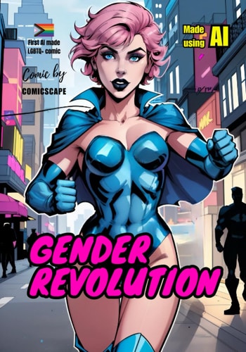 Gender Revolution (made by AI) LGBTQ+ Comic Book Made by Artificial Intelligence