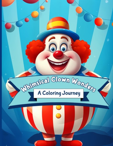 Whimsical Clown Wonders A Coloring Journey Discover, Color, Relax: The Clown Way