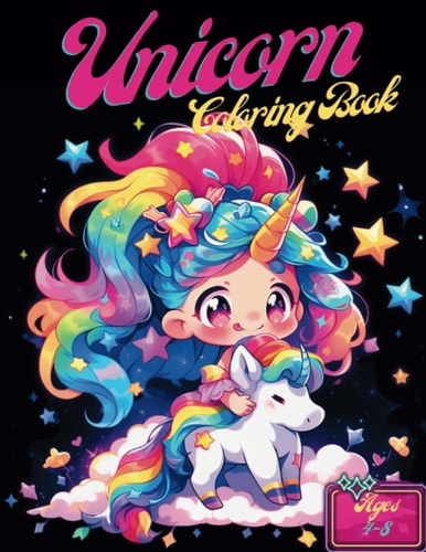 Unicorn Coloring Book A Children Coloring Book