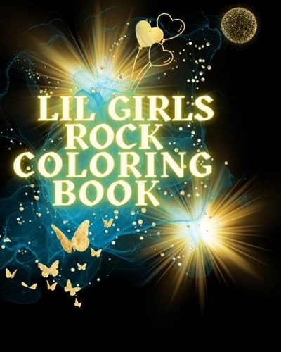 Little Girls Rock Coloring Book