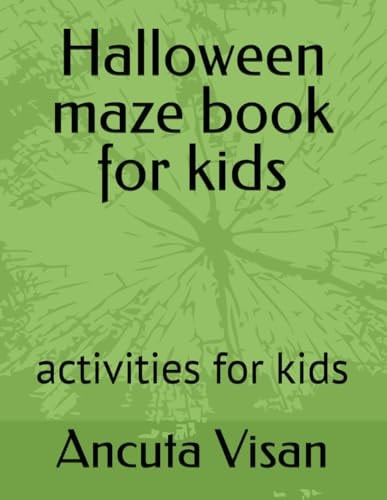 Halloween Maze Book for Kids Activities for Kids