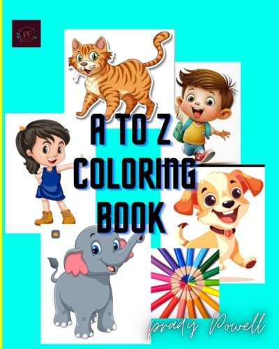 Ato Z COLORING BOOK Glossy Paper