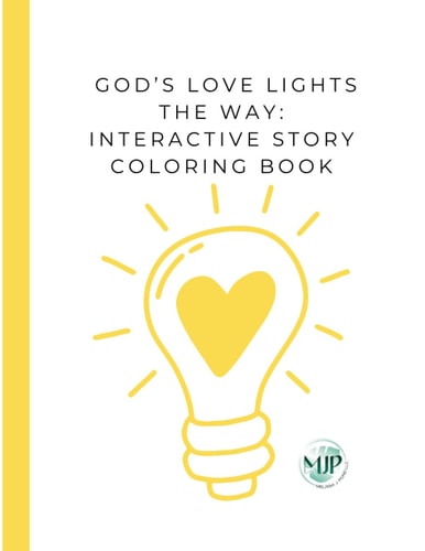 God's Love Lights the Way Interactive Story Coloring Book