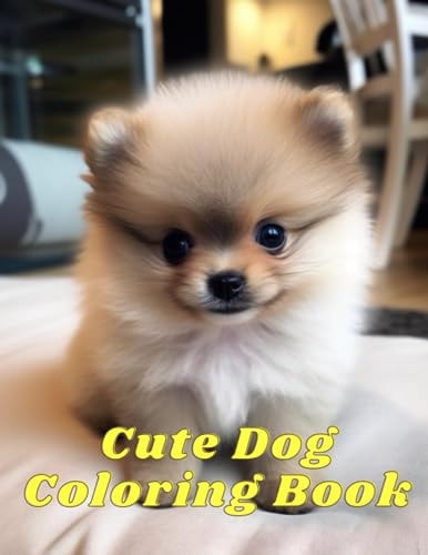 Cute Dog Coloring Book for Kids