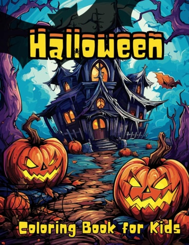 Halloween - Coloring Book for Kids Halloween Theme Coloring Book for Children Ages 6-14
