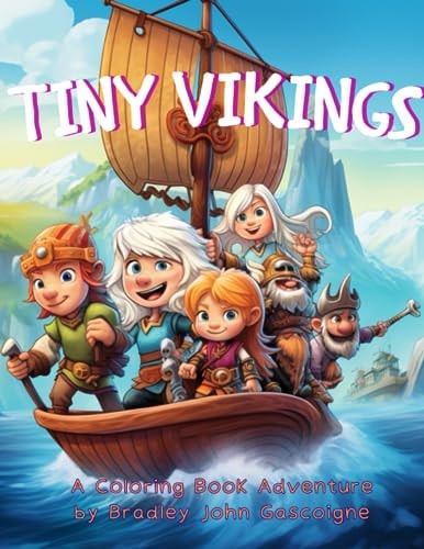 Tiny Vikings, Big Adventures Coloring for Kids