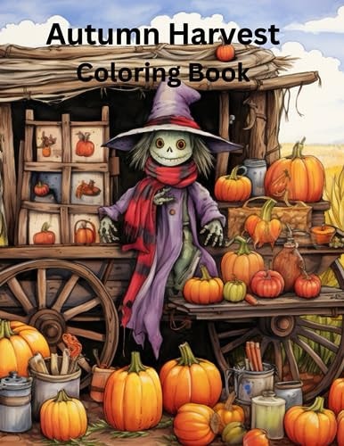 Autumn Harvest Coloring Book
